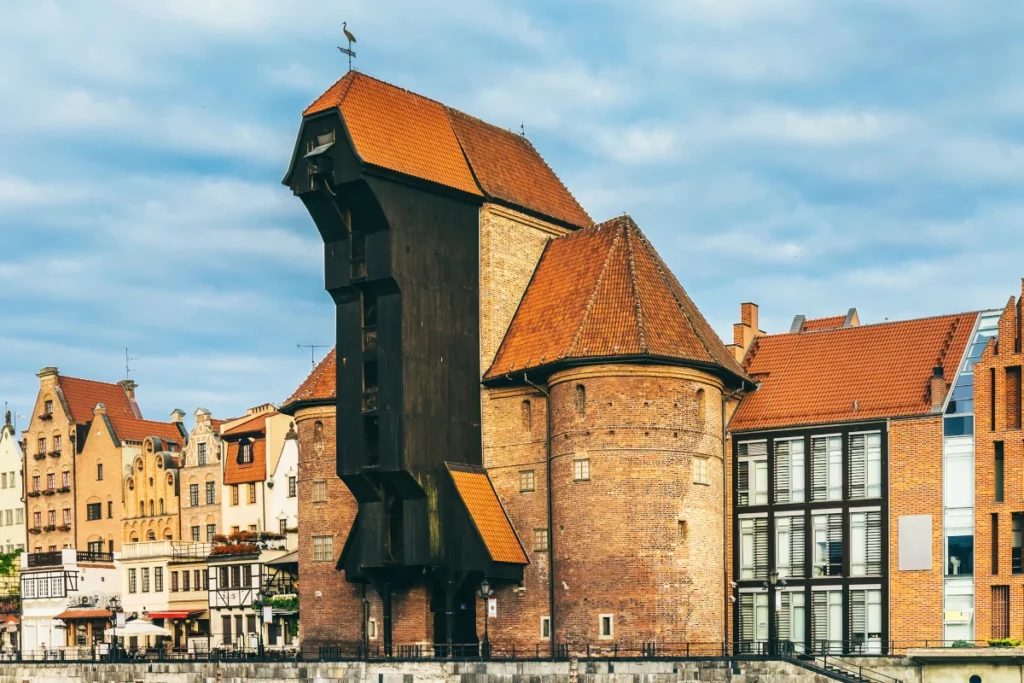 historic crane in Gdansk