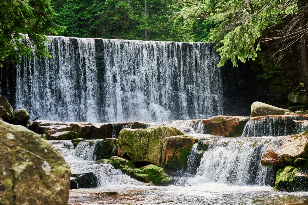 waterfall in karkonosze